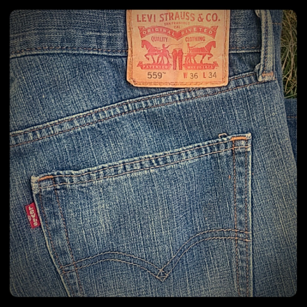 Levi's 559 boyfriend cut jeans
